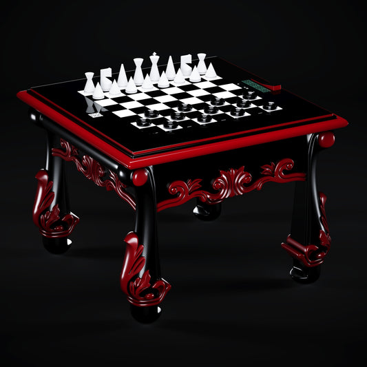 The Rook Chess & Checkers Table