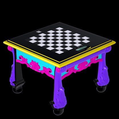 The Rook Chess & Checkers Table