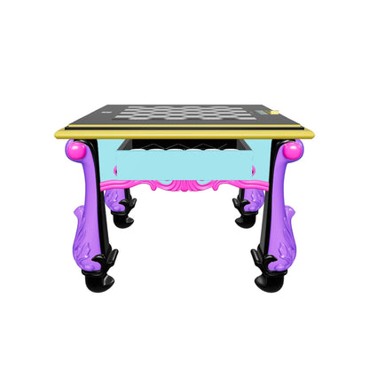 The Rook Chess & Checkers Table